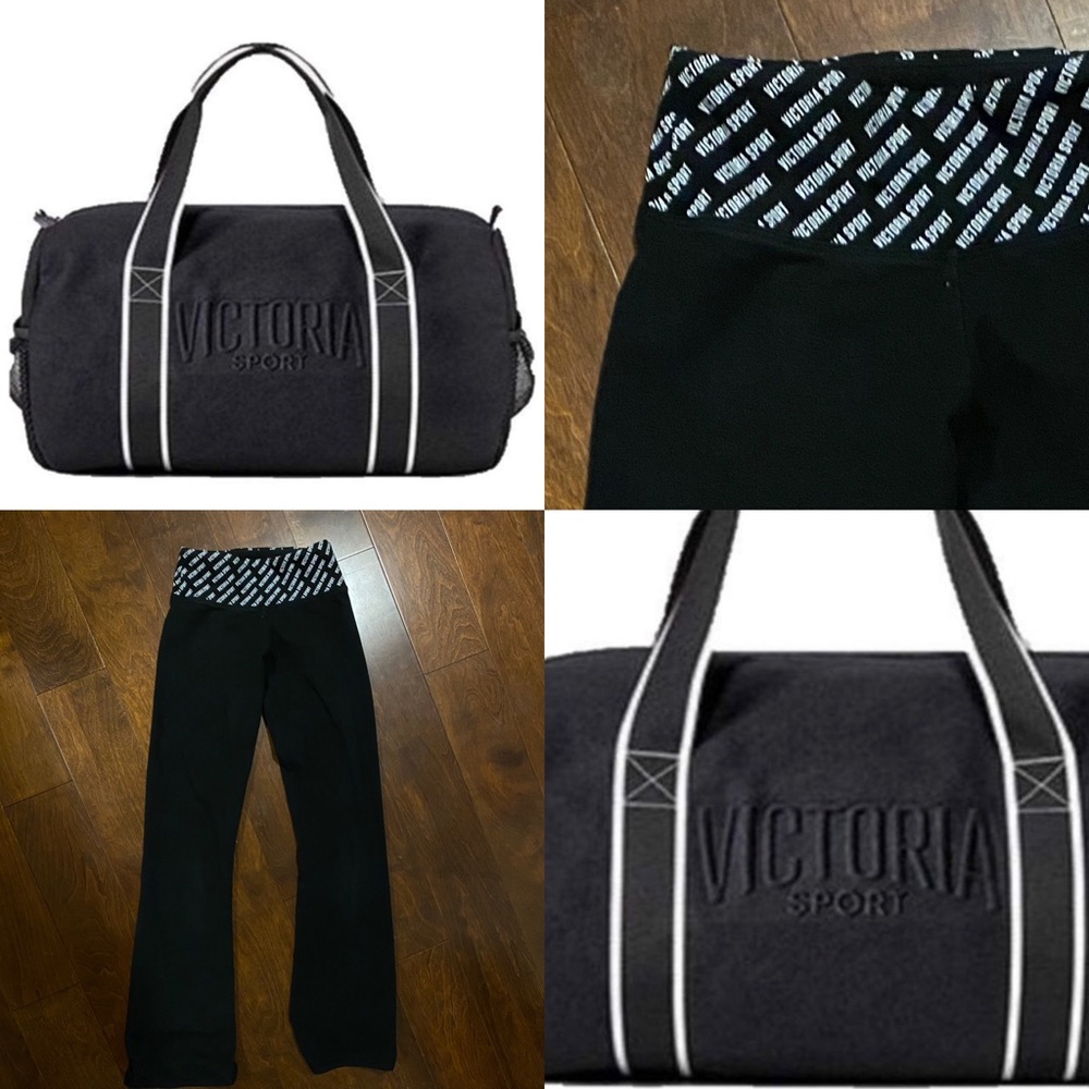 NWT Victorias Secret SPORT  gym duffle bag + yoga pant